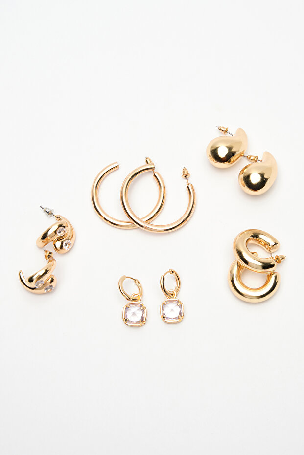 Nancy Gold Earring Set - 1