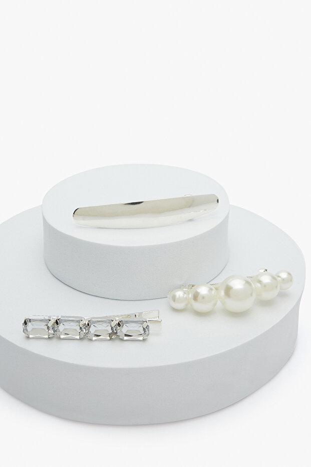 مجموعة إبزيم فضي من إليزا - 1