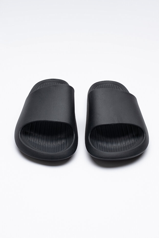 Siyah Basic Terlik - 3