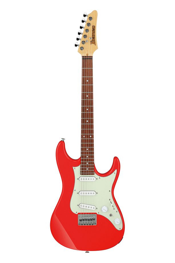 Azes31-vm Sss Hard Tail Vermilion Elektro Gitar - 1