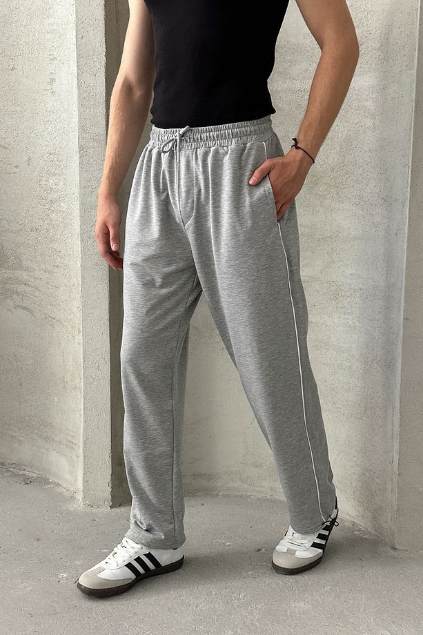 Erkek Ayarlanabilir Paça Baggy Eşofman Altı - 5