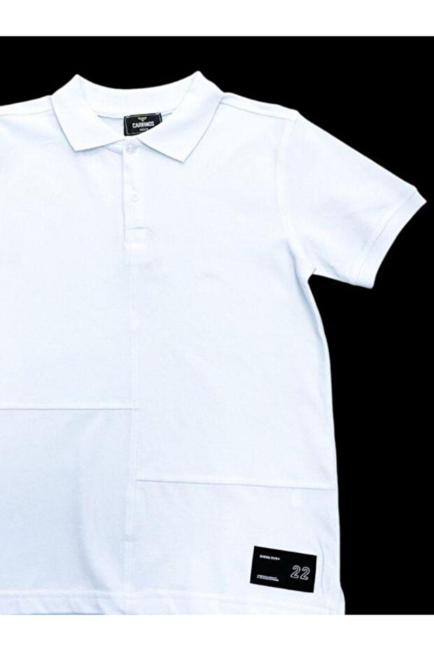 Boy's Collared Basic T-Shirt - 3