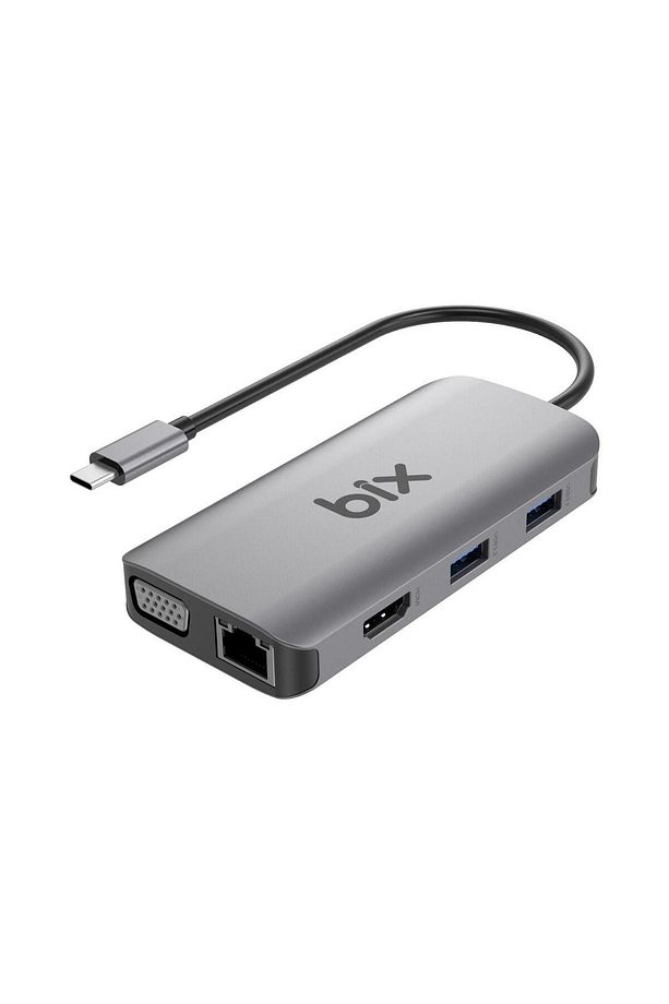 Bx17hb Type-c To Gigabit Ethernet Hdmı Pd Usb 3.2 Micro Sd/sd Vga Çoklayıcı Adaptör - 1
