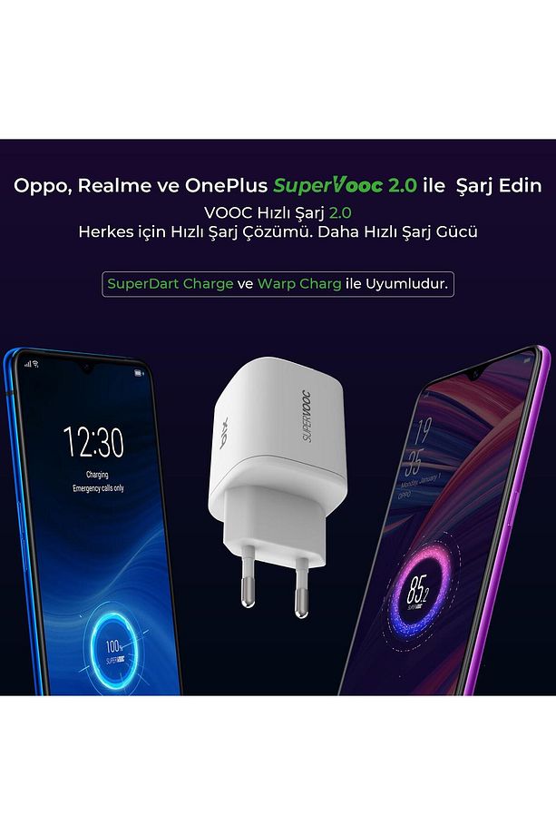 67w Supervooc 2.0 Gan Usb Ve Type-c Pd Hızlı Şarj Cihazı - 6