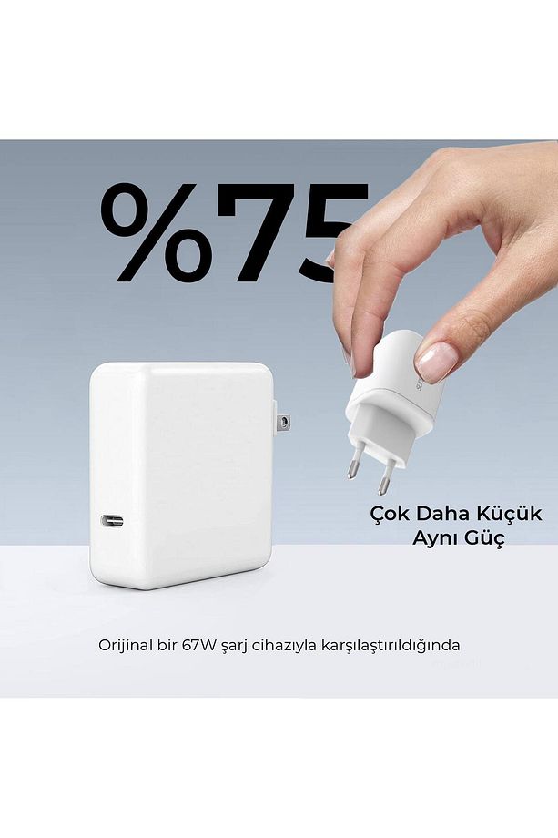 67w Supervooc 2.0 Gan Usb Ve Type-c Pd Hızlı Şarj Cihazı - 2