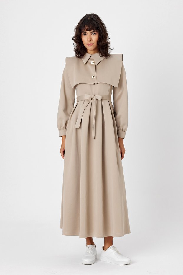 Women's Skuba Ribbon Detailed Long Dress