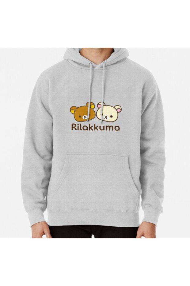 Rilakkuma Rilakkuma and Korilakkuma___ Baskılı Sweatshirt - 1