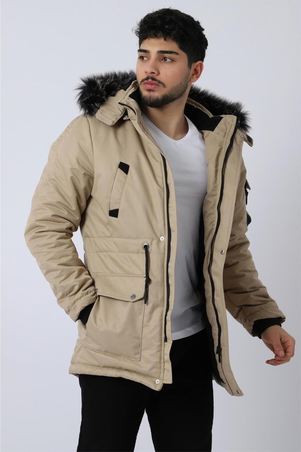 Bill Fur Lined Hooded Coat & Jacket_50191