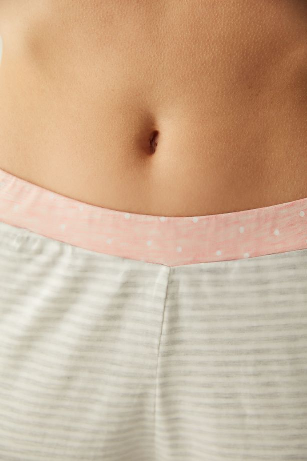 Light Simplicity Cuff Pantolon Pijama Altı - 2