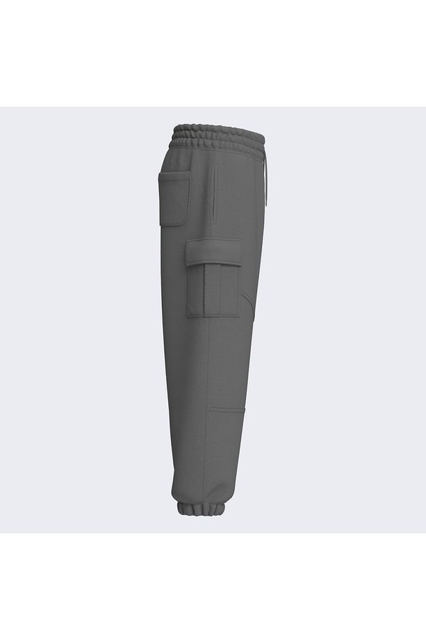 Oversize Basic Kargo Unisex Jogger Pantolon - 3