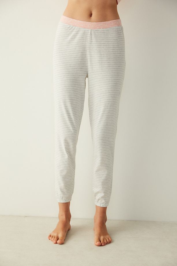 Light Simplicity Cuff Pantolon Pijama Altı - 3