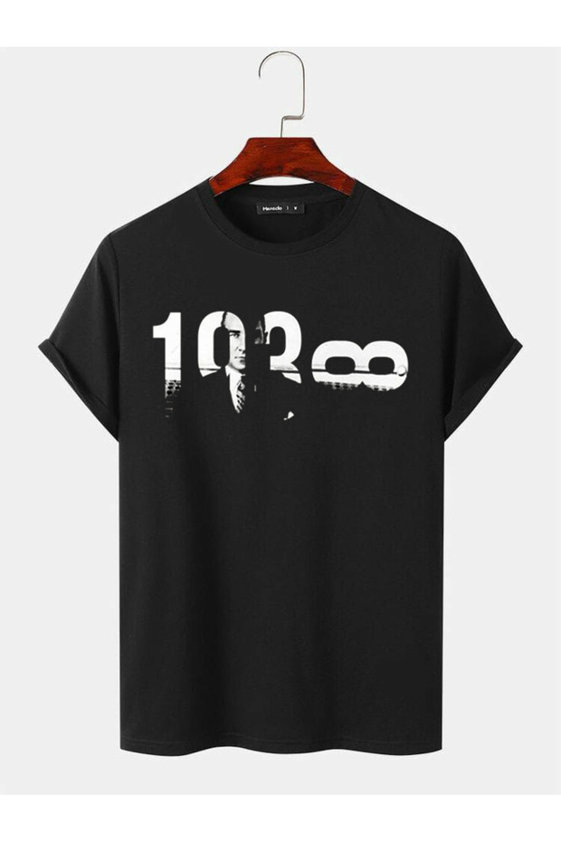10 November Special Mustafa Belt Ataturk Printed Cycling Neck Short Sleeve Tshirt