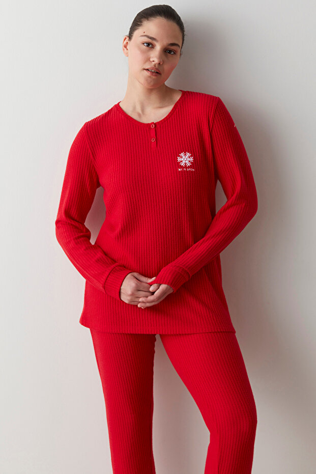 مجموعة السراويل الوافل الثلجية - 4