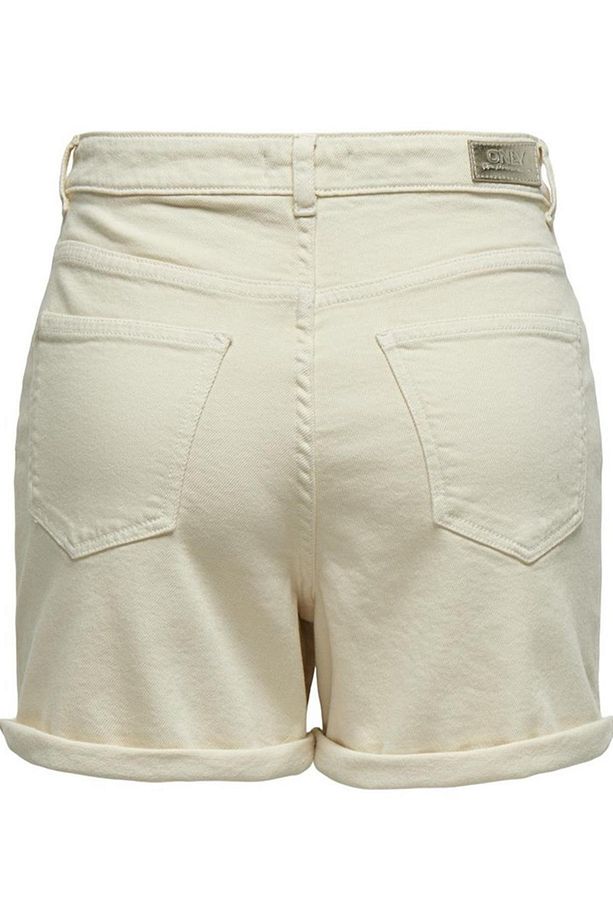 Onljosephıne Stretch Shorts Dnm Azg Noos 15321381 Ekru - 2