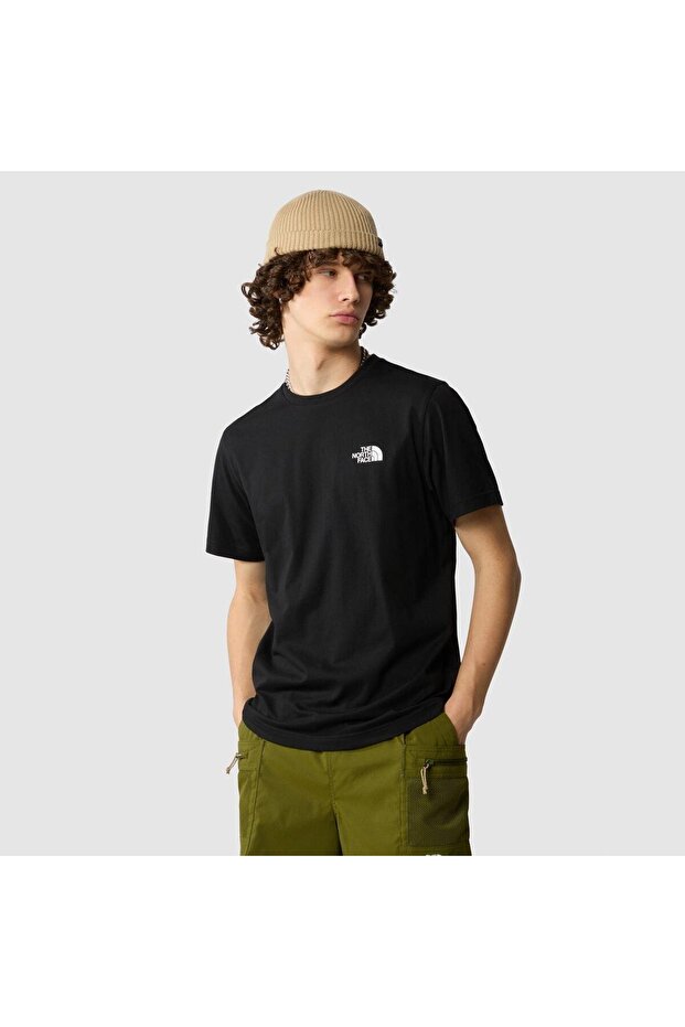 M SS SIMPLE DOME TEE Black - 1