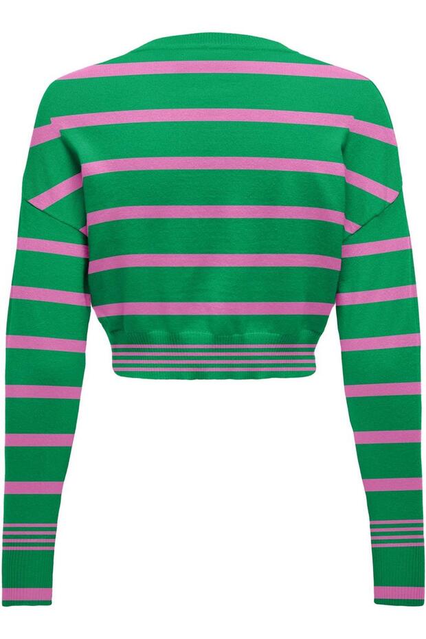 ONLIBI LS CROPPED PULLOVER CC KNT - 4