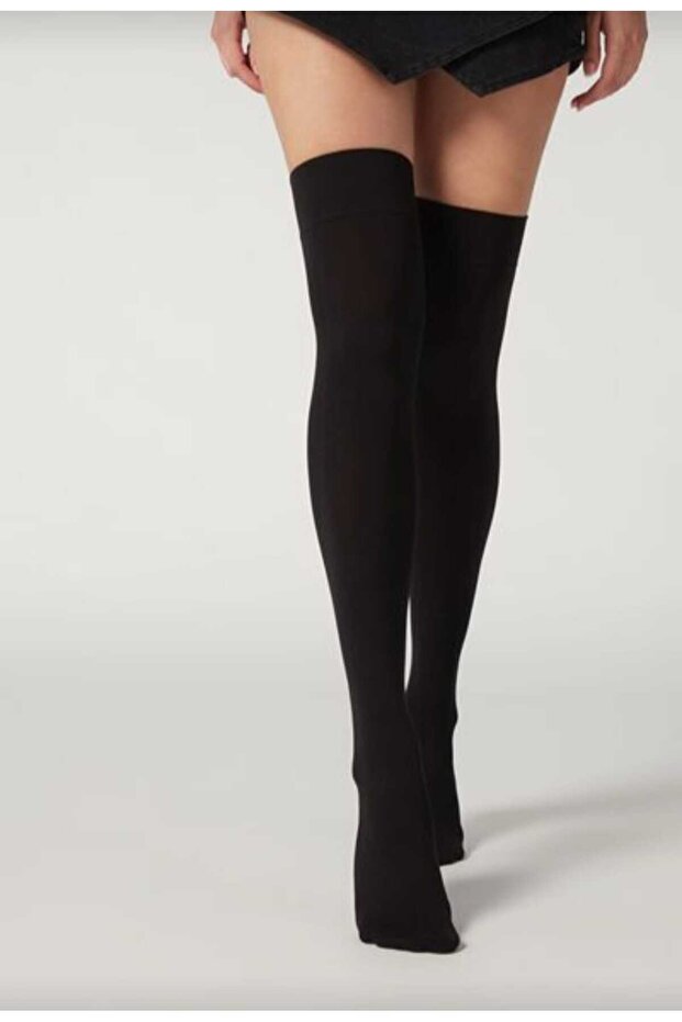 Kadın dizüstü öğretmen çorabı-500siyah - 2