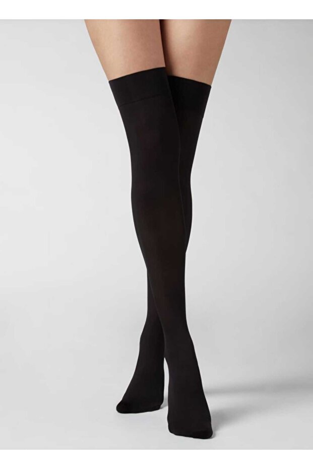 Kadın dizüstü öğretmen çorabı-500siyah - 3