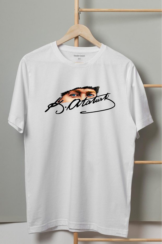 Ataturk Signature Gazi Mustafa Kemal Signed Printed T-Shirt Unisex T-shirt