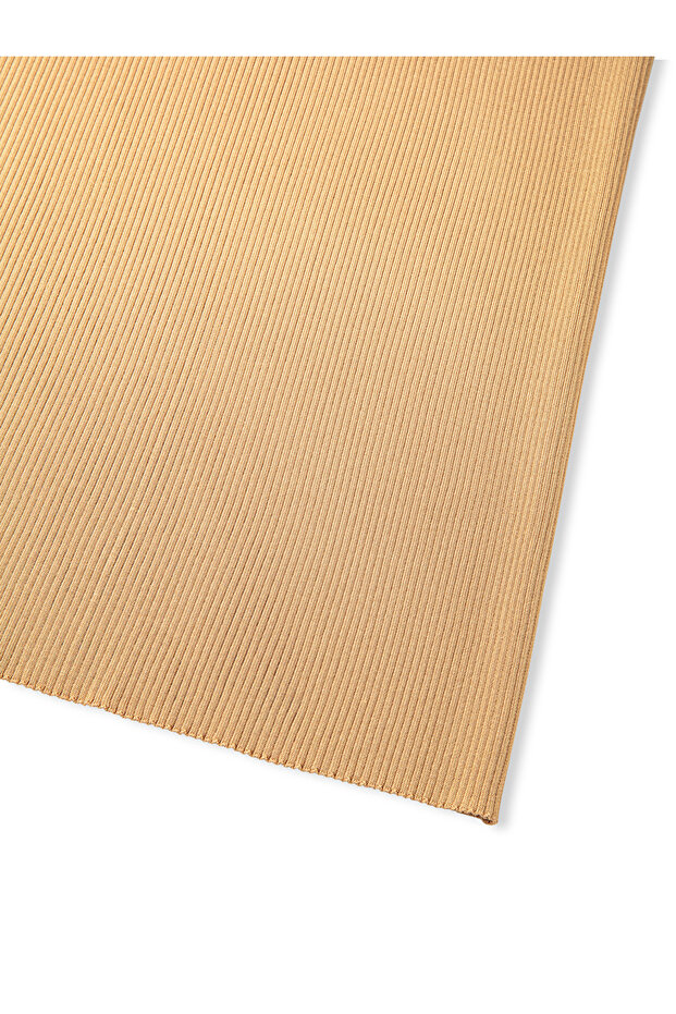 Yırtmaçlı triko etek - 4