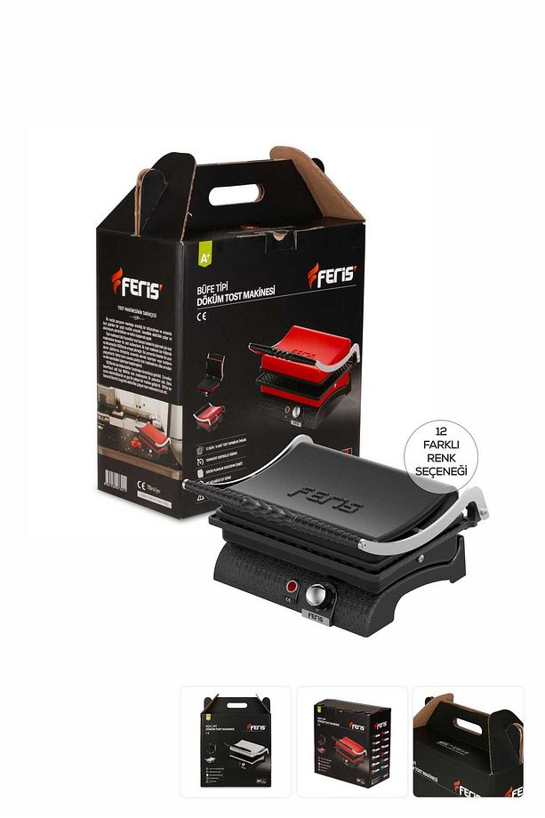 Feris Döküm Tost Makinesi Mürdüm - 5