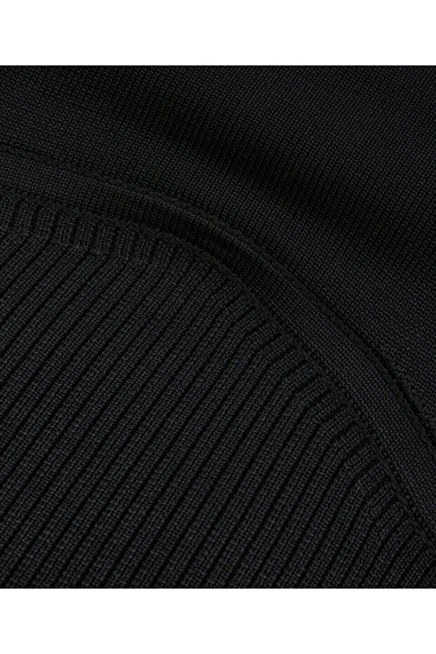 Crop-Strickpullover mit quadratischem Ausschnitt - 3