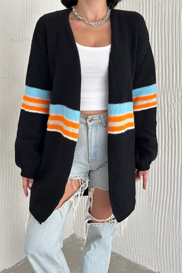 Patterned Soft Texture Knitwear Cardigan - 4