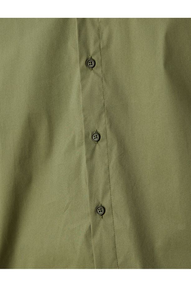 Uzun Kollu Regular Fit Pamuklu Basic Gömlek - 6