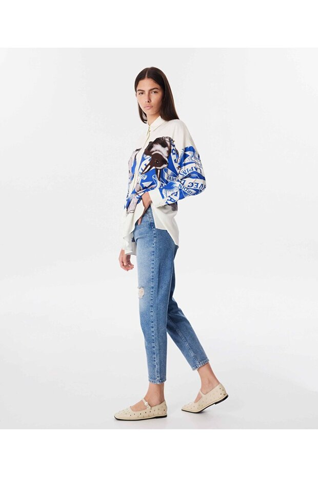 GÖRSEL BASKILI GÖMLEK - 5