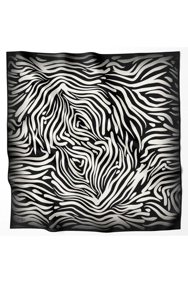 Sport Scarf - 9002P-03 - Tivil - Zebra Pattern