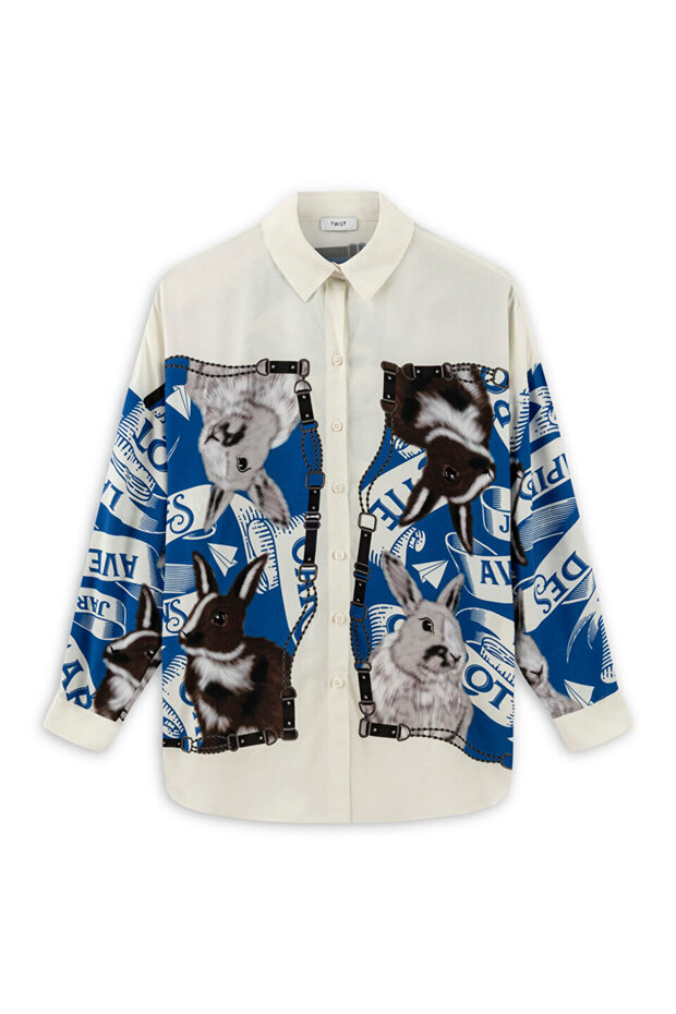 GÖRSEL BASKILI GÖMLEK - 3