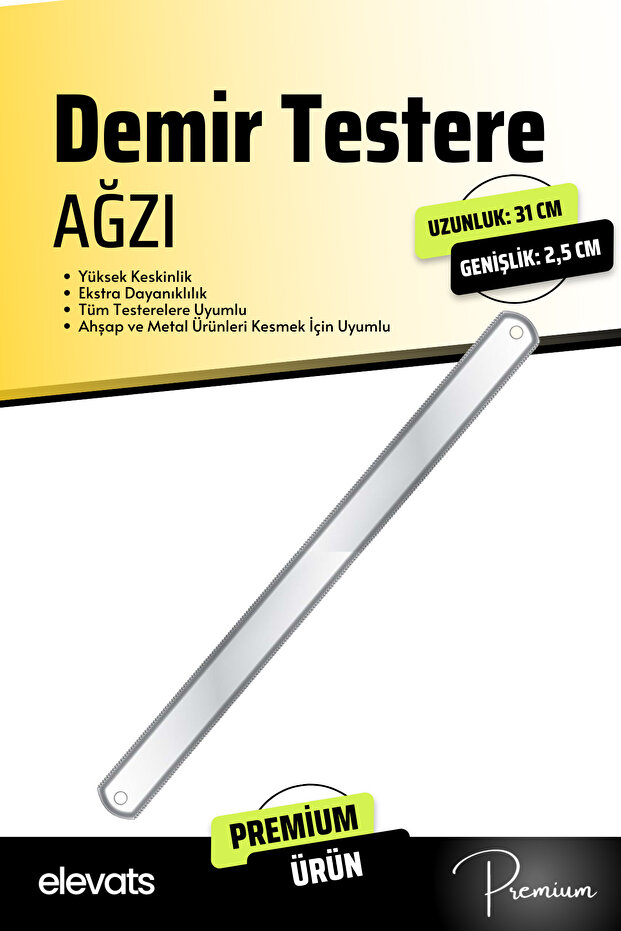 Premium Demir Testere Ağzı - 1