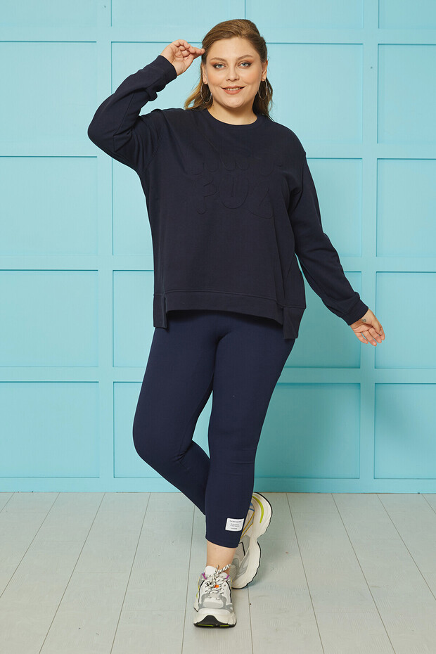 BASIC YUVARLAK YAKA SWEATSHIRT - 2