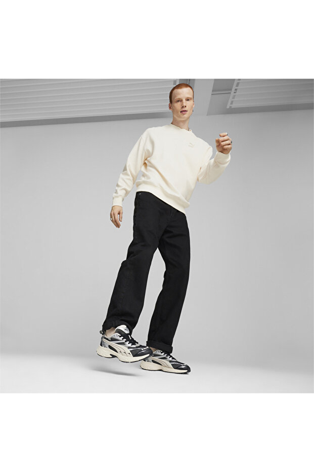 Morphic Retro Unisex Siyah Spor Ayakkabı - 4