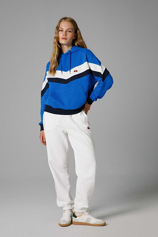 Oversize Kapüşonlu Kadın Sweat EF178-SBL - 3