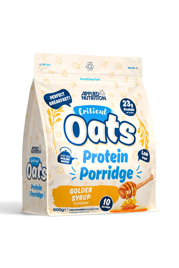 Critical Oats Protein Porridge, Golden Syrup, 600 Gm