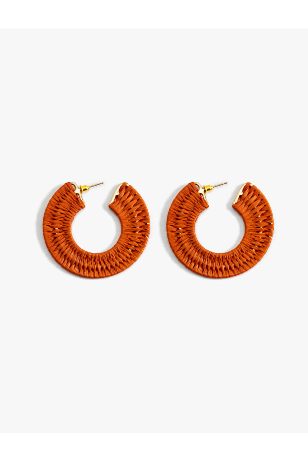 Hoop Earrings Wicker