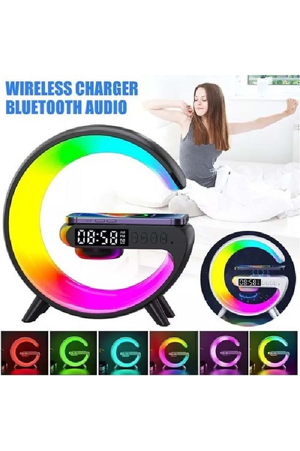 G63 Smart Light Sound Machine Kablosuz Şarj Hoparlör Çok Modlu Işık Kutusu - 4