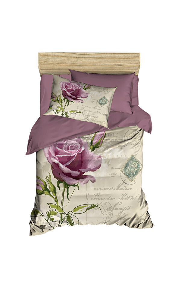 Rose Nostalgic Single Young Duvet Cover Set