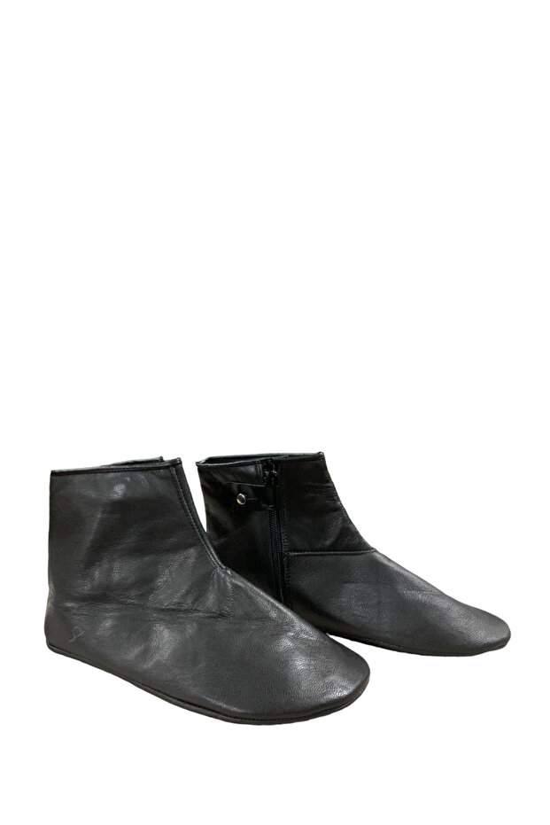 Rubberless Goat Leather Socks with Lining Inside - 1