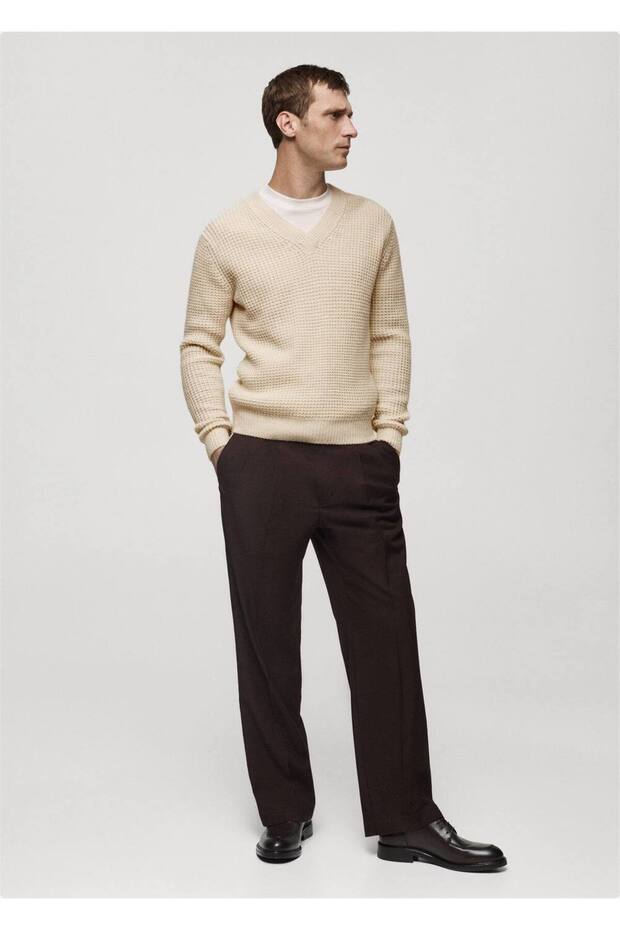 Regular kesim pensli pantolon - 2