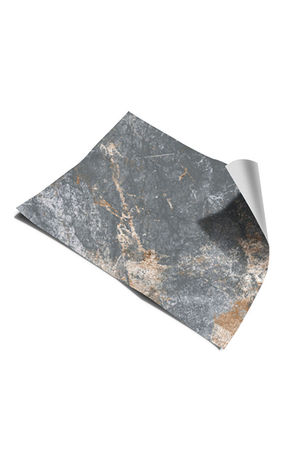 Mutfak Tezgah Üstü Mermer Desen Kendinden Yapışkanlı Folyo Kaplama - 2