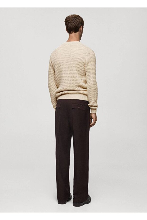 Regular kesim pensli pantolon - 4