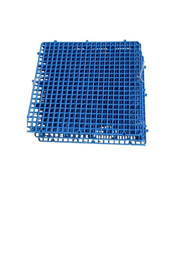 KÜMES TABAN IZGARA MAVİ RENK 1 M2 4 ADET 50*50 KALIN IZGARA - 1