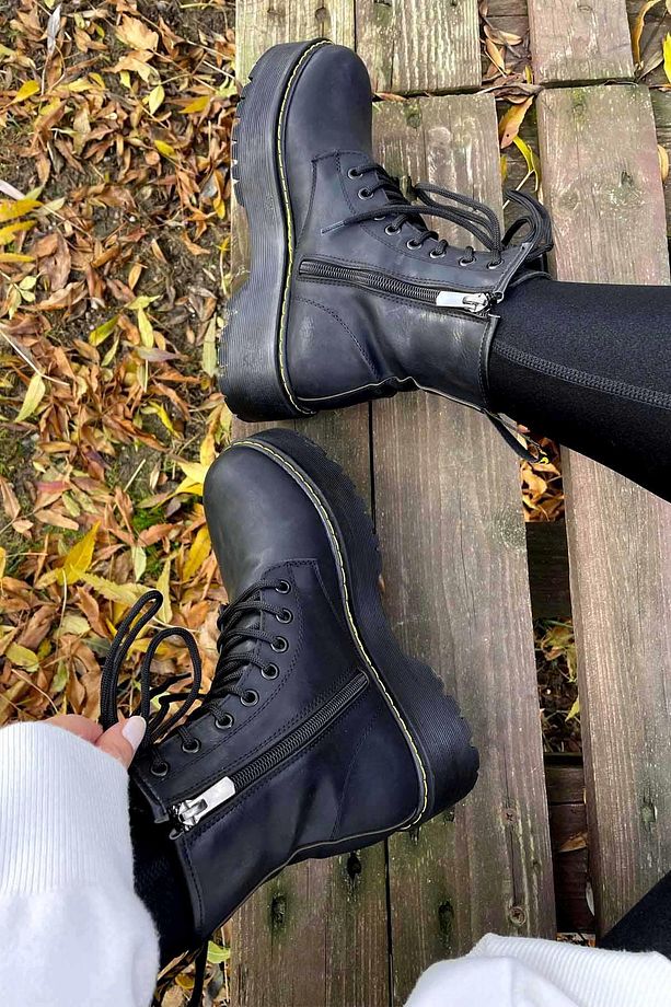 Siyah Kadın Bot & Bootie K02823410009 - 1