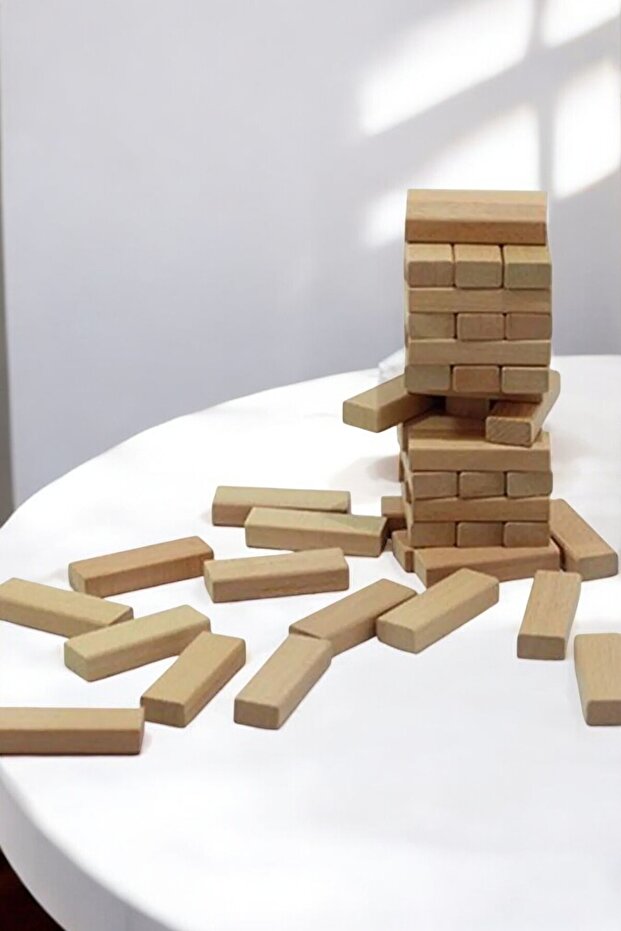 54 Piece Jengaaa Balance Game - Tower Balance Game