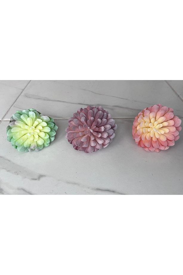 Yapay Çiçek Slikon Kaktüs Sukulent Tekli Model No:3 - 3