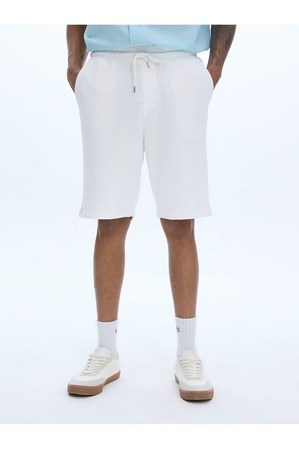 Jogger Beyaz Şort - 2