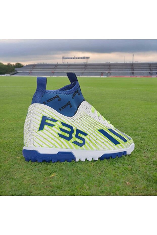 Super Mercury Bilekli Çorapl erkek Halısaha Çivisiz Futbol Spor  yetişkin çocuk spor ayakkabı - 2