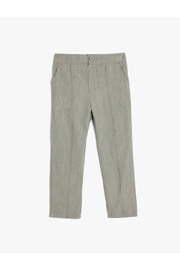 Chino Trousers Pocket Detailed Slim Fit